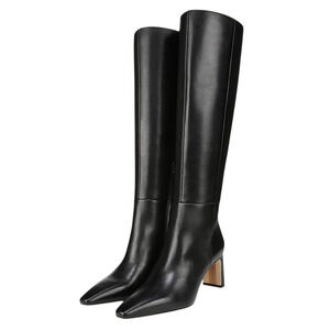 Sam Edelman Womens Sylvia Knee High Boots US 9 M Black Leather NWOB